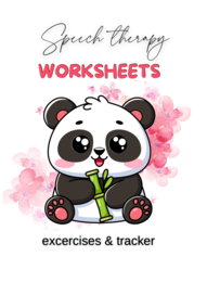 WORKSHEET - karty pracy logopedyczne w języku angielskim.Kolorowanki, ćwiczenia mowy i trackery postępów.