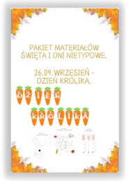 PAKIET MATERIAŁÓW NA WRZESIEŃ WEDŁUG KALENDARZA ŚWIĄT I DNI NIETYPOWYCH.