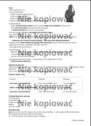 Scenariusz i karta pracy The Grammar of Lies and Secrets – Modals of Deduction (B2)