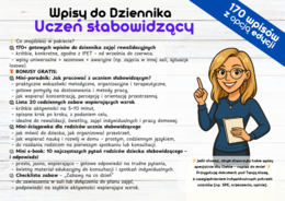 Wpisy do Dziennika Uczeń Słabowidzący