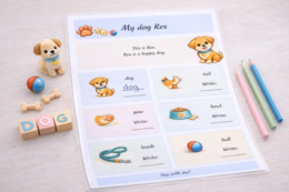 My dog Rex – mini picture dictionary