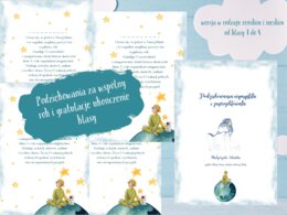 Dziękuję i gratuluję- Dyplom na zakończenie roku