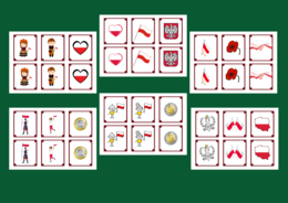 11 LISTOPADA – Święto Odzyskania Niepodległości – MEMORY – 36 szt. – biblioteka – świetlica