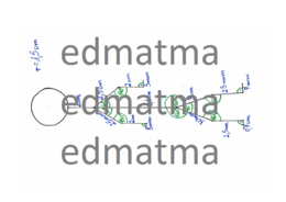 Geometruś – ludzik stojący (wąski), do przerysowania dla uczniów i uczennic