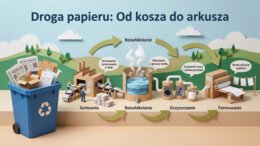 Recykling – segregacja odpadów i drugie życie śmieci (gazetka szkolna / prezentacja)