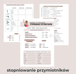 Stopniowanie przymiotników – Comparatives & Superlatives Gramatyka dla klas 5–6 | Język angielski | Poziom A1+ Oparte na podręcznikach English Class A1+ oraz Brainy 5 Unit 4