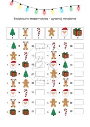Kalendarz adwentowy z zadaniami i kolorowankami - klasy 1-3