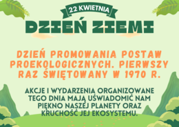 Gazetka szkolna 22 kwietnia Dzień Ziemi 2025 - Nasza Moc, Nasza Planeta