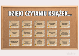 „Dzięki czytaniu książek…” - gazetka szkolna (wersja 1)