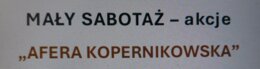 Mały Sabotaż - Afera kopernikowska - karta pracy