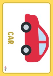 Vehicles (pojazdy) - karty obrazkowe, dopasowywanie