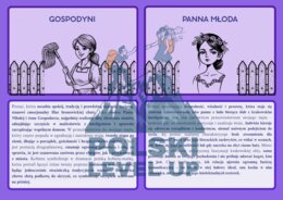 Fiszki z 26 postaciami z "Wesela"_Polski Level Up