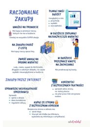 Racjonalne zakupy - pomysły na lekcję z zakupami w tle + infografika