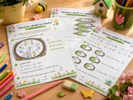 Wiosenne ułamki na rabatce