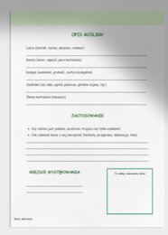 Zielnik klasowy lub szkolny