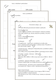 Procentowe zakupy - gra matematyczna