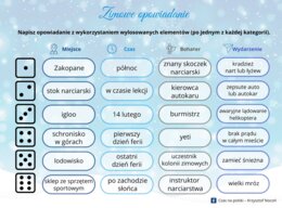 Zimowe opowiadanie - zadanie