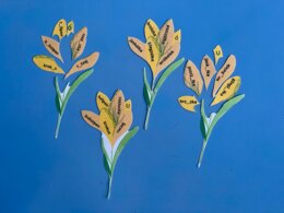 Wiosna, kwiaty, ortografia - puzzle