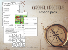CLIL klasa 3: Cardinal Directions lesson pack