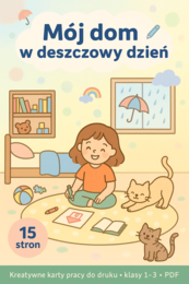 Karty pracy „Mój dom w deszczowy dzień”