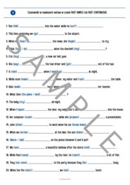 Past Simple vs Past Continuous