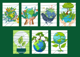 DZIEŃ ZIEMI – puzzle – biblioteka – przedszkole – świetlica – 23 wersje