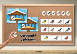 ZIMOWA UKŁADANKA - PTAKI