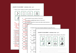 CHŁOPCY Z PLACU BRONI – egzamin - lektury - sprawdzian – kartkówka- 2 grupy + odpowiedzi