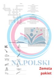 Pakiet "Zemsta" - krzyżówka, wykreślanka, ikonki skojarzeniowe