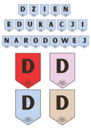 Girlanda – Dzień Edukacji Narodowej (4 wersje kolorystyczne)