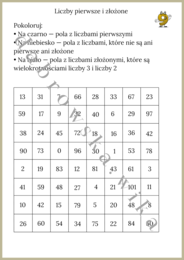 Liczby pierwsze i złożone - kodowanie