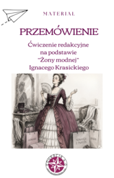 Przemówienie – „Żona modna” Ignacego Krasickiego | gotowy materiał + struktura argumentacji + środki retoryczne