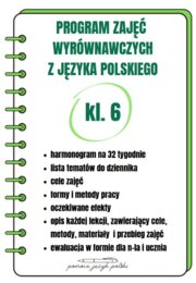 Program zajęć wyrównawczych z języka polskiego dla kl. 6