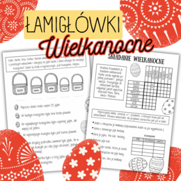 WIELKANOC - łamigłówki / zagadki - MATEMATYKA
