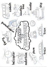 Notatki wizualne dla klasy 5 SP z angielskiego