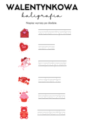 WALENTYNKI - 40 KART PRACY.