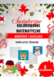 🎄 Świąteczne kolorowanki matematyczne 🎅