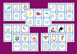 BOGOWIE I BOHATEROWIE GRECCY - mity - mitologia - MEMORY - 7 stron - powtórka - egzamin