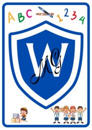 Witajcie w szkole - girlanda