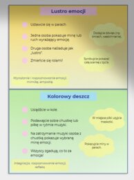 Moje pierwsze emocje – karty obrazkowe i zabawy. 20 kart. 10 zabaw. 3 kolorowanki.