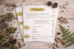 "O lasach". Ks. Jan Twardowski. Scenariusz lekcji