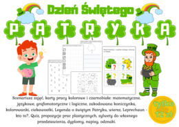 ☘️17.03 Dzień Świętego Patryka (Ponad 100 kart + legendy)– 12 zł