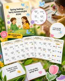 Spring feelings — karty konwersacyjne A1/A2