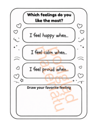 Emotions & Feelings for Kids – emocje po angielsku | kolorowanka i karty pracy PDF