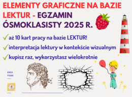 Graficzne zadania egzaminacyjne z LEKTUR - Idealne narzędzie do nauki i powtórek! 🎯