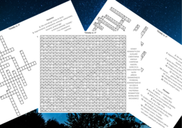 "DZIADY CZ. II" – krzyżówka, wykreślanka – lektury obowiązkowe kl.7-8