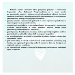 Z "PANEM TADEUSZEM" ĆWICZYMY ORTOGRAFIĘ- PISOWNIA TRUDNYCH PRZYIMKÓW I WYRAŻEŃ PRZYIMKOWYCH