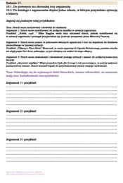 Ćwiczenia argumentacyjne