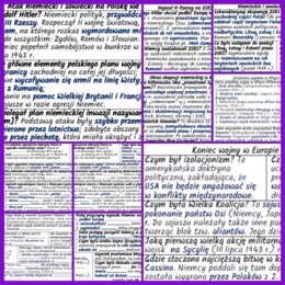 Przebieg II wojny światowej – komplet NOTATEK i KART PRACY