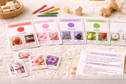 Jagodowe kolory – karty do segregowania